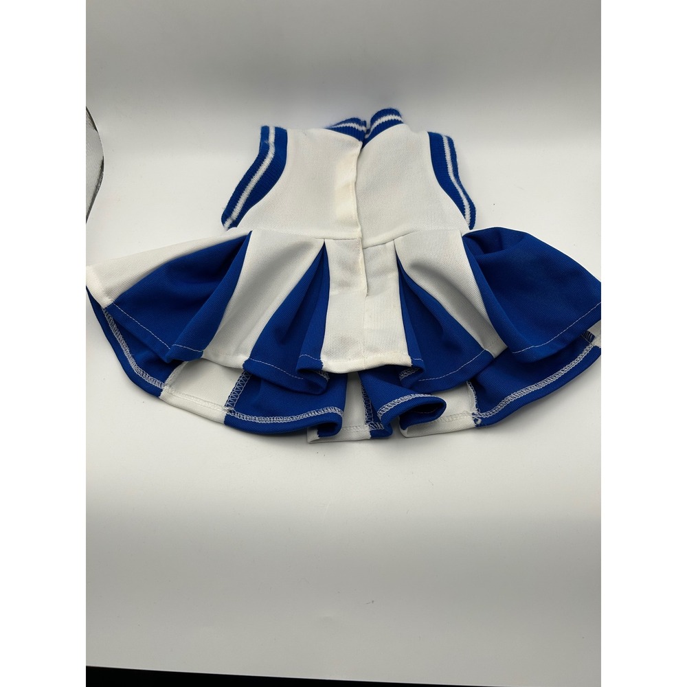 Vermont Teddy Bear Cheerleader Outfit Blue White Caitlin Embroidered Uniform - Picture 2 of 8